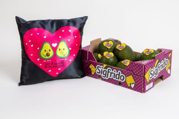 Caja 2 kg Aguacate Sigfrido + Cojín Solidario - Imagen 2