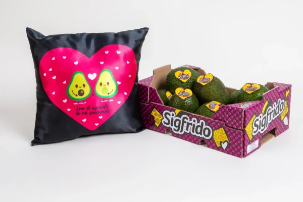 Caja Aguacates Petit + cojín solidario – Suscripción
